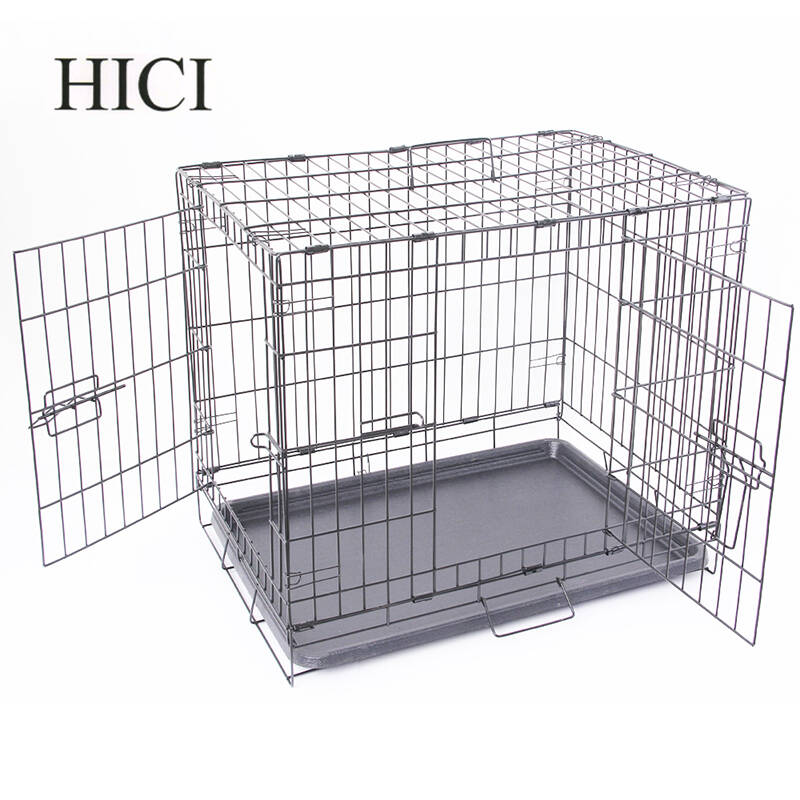 >HICI Double Door Small Animal Crate& Pet Cage Cages for Household Pets DSA30